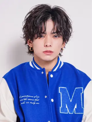 ミディアム パーマ メンズ SENSE所属・⛓メンズ特化⛓ あすみのヘアスタイル