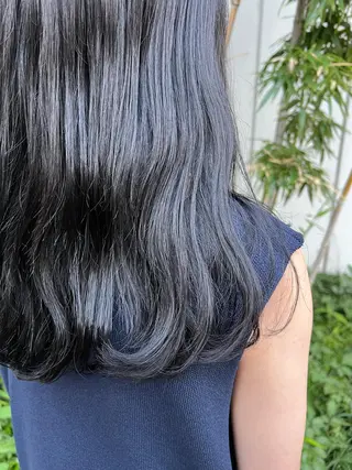 ロング カラー 鈴木 三保のヘアスタイル