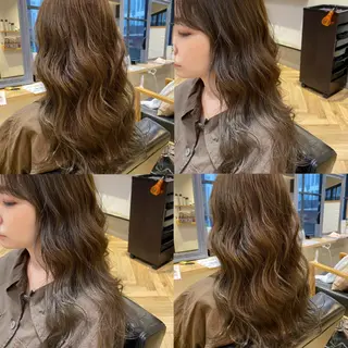 ロング カラー 艶カラー/韓国顔周り 🎀mamiのヘアスタイル