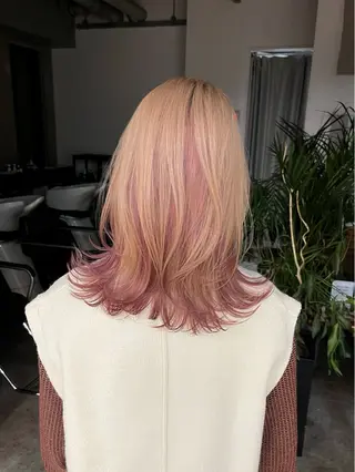 カラー ウルフとデザイン カラーの神のヘアスタイル