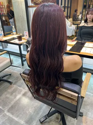 ロング カラー 🎀たな 🧸のヘアスタイル