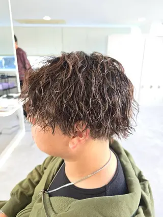 ショート パーマ メンズ Mens salon Ano.所属・石田 大成のヘアスタイル