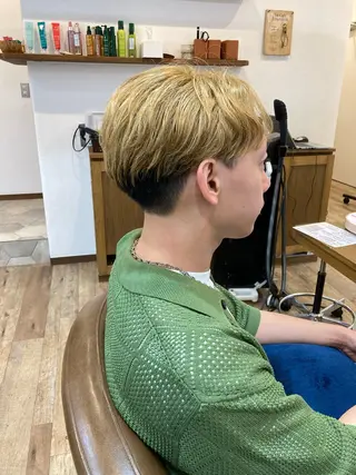 ショート カラー メンズ カット特化型 美容師/栗本のヘアスタイル