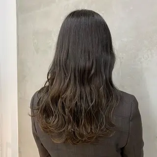 ロング カラー ヘアアレンジ ｱｵﾇﾏﾐﾕ☁️ /ボブ/ハイトーン/のヘアスタイル