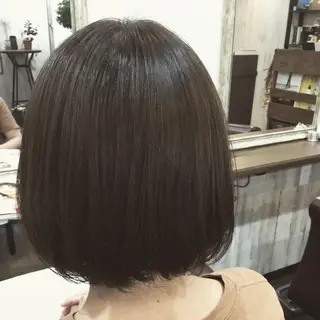 ミディアム カラー パーマ 金崎 新吾のヘアスタイル