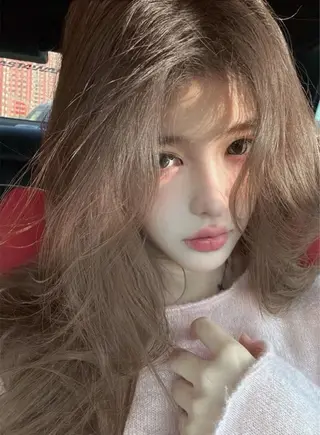 ロング 縮毛👱🏽‍♀️ 🎀海外ハイライトのヘアスタイル