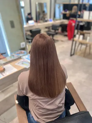 セミロング カラー 寒色 ♡ レイヤー ┊︎miyuのヘアスタイル