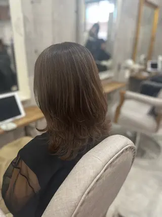 ミディアム 髪質改善カラー/韓国 /井上 拓也のヘアスタイル