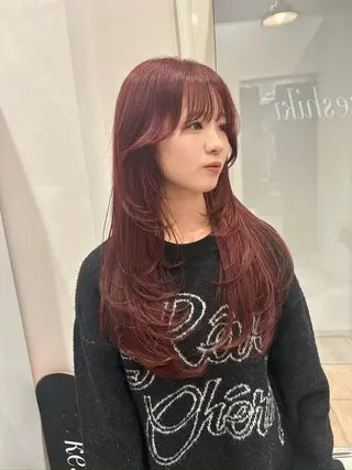 ロング Keshiki大名 安部 真輝のヘアスタイル