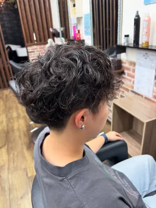 パーマ メンズ ファミリーサロンQuest 黒田店所属・わたなべ ななかのヘアスタイル