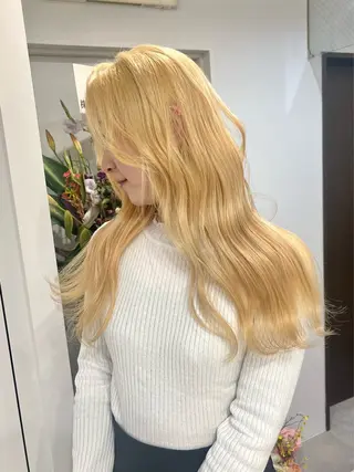 ロング カラー Via officialのヘアスタイル