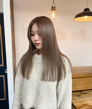 ロング まろやか透明感カラー ♡MANAのヘアスタイル