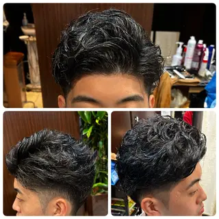 ショート パーマ メンズ 💈田上 立輝のヘアスタイル