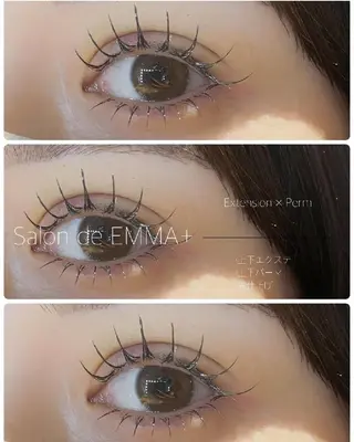 マツエク・マツパ EMMA plus．のマツエク・マツパデザイン