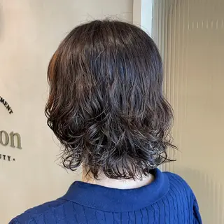 ショート カラー パーマ The Apartment of solon所属・黒坂 唯奈 /パーマとボブ特化のヘアスタイル