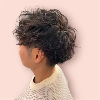 パーマ 南里  梨奈のヘアスタイル