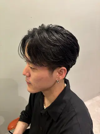 ショート パーマ メンズ メンズ特化／韓国風 /江戸谷大晴のヘアスタイル