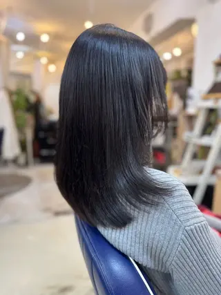 セミロング 仲田 大記のヘアスタイル