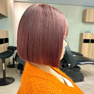 ショート カラー ボブ/透明感カラー/ 似合わせ🌿高田知那のヘアスタイル