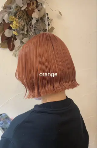 ミディアム カラー ヘアアレンジ Hair muse'e所属・加藤 愛鈴のヘアスタイル