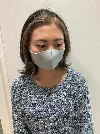 セミロング 暖色専門美容師🎀 お客様満足度◎のヘアスタイル