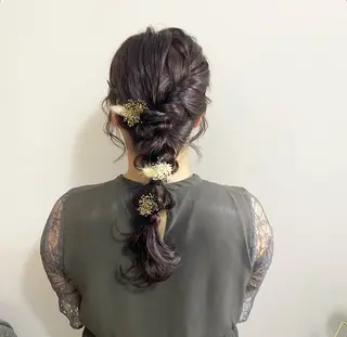 ロング Uyu所属・risa/恵比寿/ ヘアセットのヘアスタイル