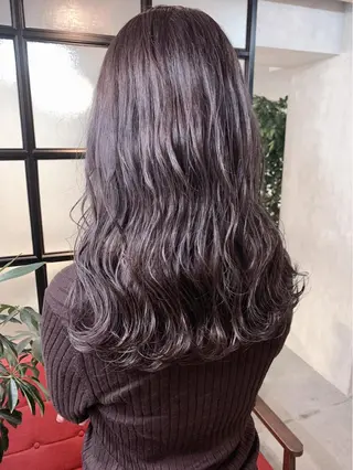 ロング カラー SAKURA 原宿所属・なかの たくみのヘアスタイル