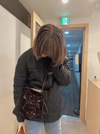 ミディアム カラー 梅田/柔らかカラー/ オオハシ リナコのヘアスタイル