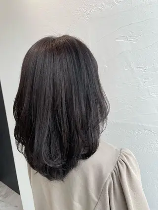 ミディアム ZA/ZA  AOYAMA所属・フェミニンスタイル/ 艶カラー/amiのヘアスタイル
