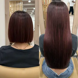 ロング OLD.L所属・エクステ＆カラー専門 羽エクステ　新大久保のヘアスタイル