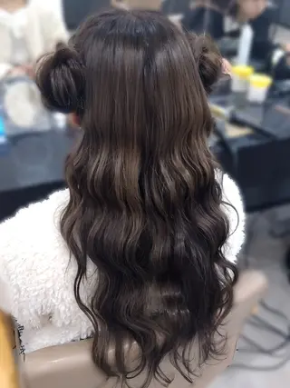 ロング ヘアアレンジ ヘアセット/中洲 Akaneのヘアスタイル