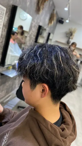 カラー メンズ 名取 翔のヘアスタイル