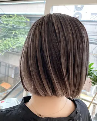 ミディアム カラー ヘアアレンジ 久米 治仁のヘアスタイル
