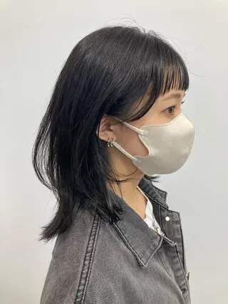 ミディアム MiRI💜地毛級 エクステ✖似合わせ技のヘアスタイル