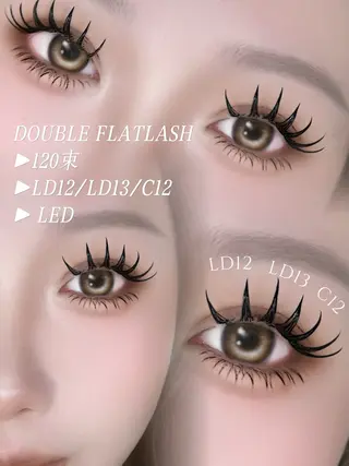 マツエク・マツパ LAUREL川崎店 ERIKO🐰束感♡のマツエク・マツパデザイン