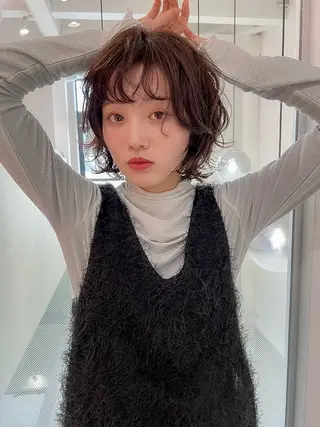 ショート 大宮/ボブ/縮毛矯正 大瀧菜月のヘアスタイル