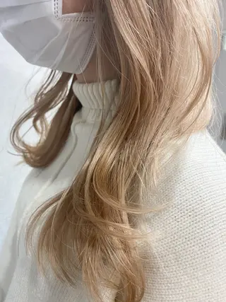 セミロング カラー 韓国hair ·͜· watanabeのヘアスタイル
