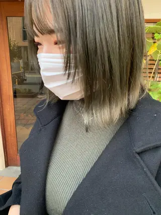 ミディアム カラー ヘアアレンジ 中津/柔らかカラー/ ナガオ　イズミのヘアスタイル