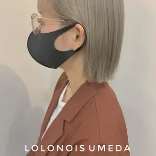 ミディアム カラー Lolonois梅田 /Okazaki:)のヘアスタイル