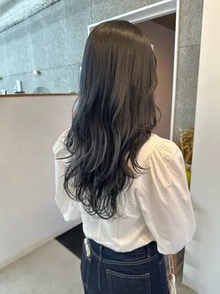 ロング カラー 八谷 将平のヘアスタイル