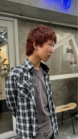 ショート メンズ ZOEY boyz所属・【zoey】 yuujii　パーマのヘアスタイル