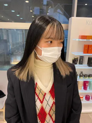 カラー 東梅田エリアカラー ヘアセットNo. 1のヘアスタイル