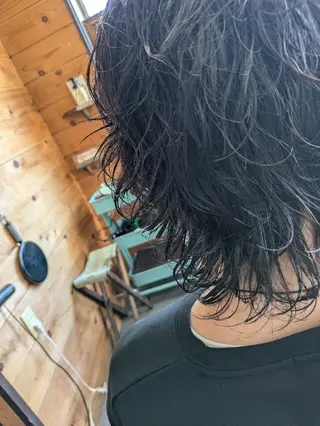 パーマ ヨシデン 大将のヘアスタイル