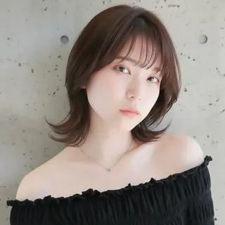 ミディアム ショート〜ミディアム 喜多司のヘアスタイル