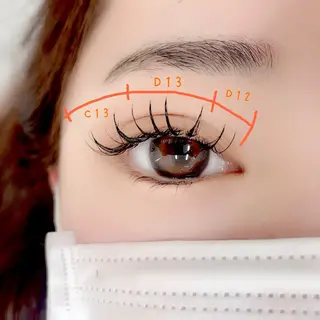 マツエク・マツパ Morganite 🦋 ÿui 🦋のマツエク・マツパデザイン