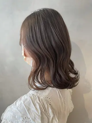 ミディアム カラー 🦋レイヤーカット ミドリカワ🦋のヘアスタイル