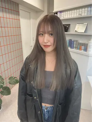 カラー 渋谷 カラー Rukaのヘアスタイル