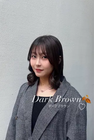 ミディアム aoi / 透明感カラーのヘアスタイル