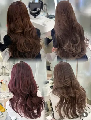 ロング 濱田 剛志のヘアスタイル