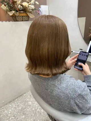 ショート 新宿/韓国ヘア 中明度カラー/かやのヘアスタイル